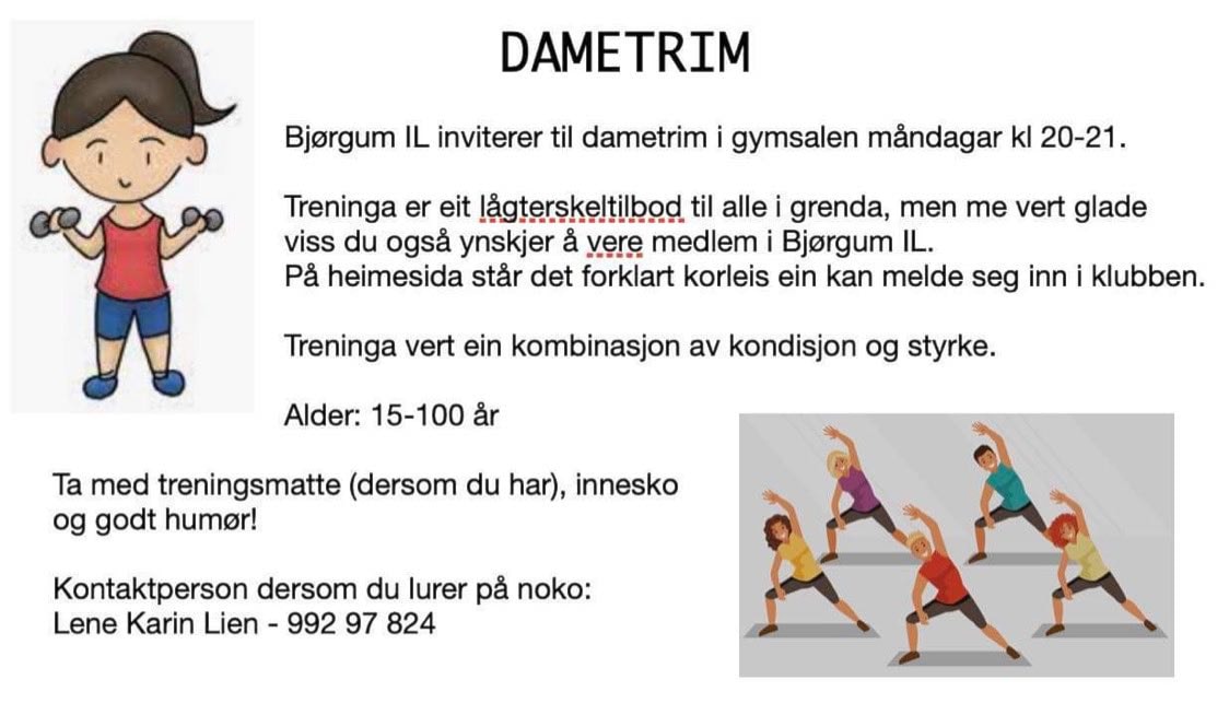 Bjørgum IL dametrim